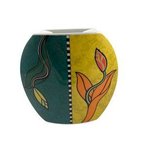 Rosenthal Oval Vase Planter Studio Linie JVD Vaart Vintage 1980s Made in Germany